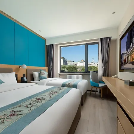 Jingfang Building Smart Hotel - Located In The Busiest Area Of The City Center, Close To Tiananmen Square And The Forbidden City, Wangfujing Shopping Street, Newly Opened Hotel, 3 Minutes Walk To Wangfujing St Ation On Line 1 Beijing Exterior photo